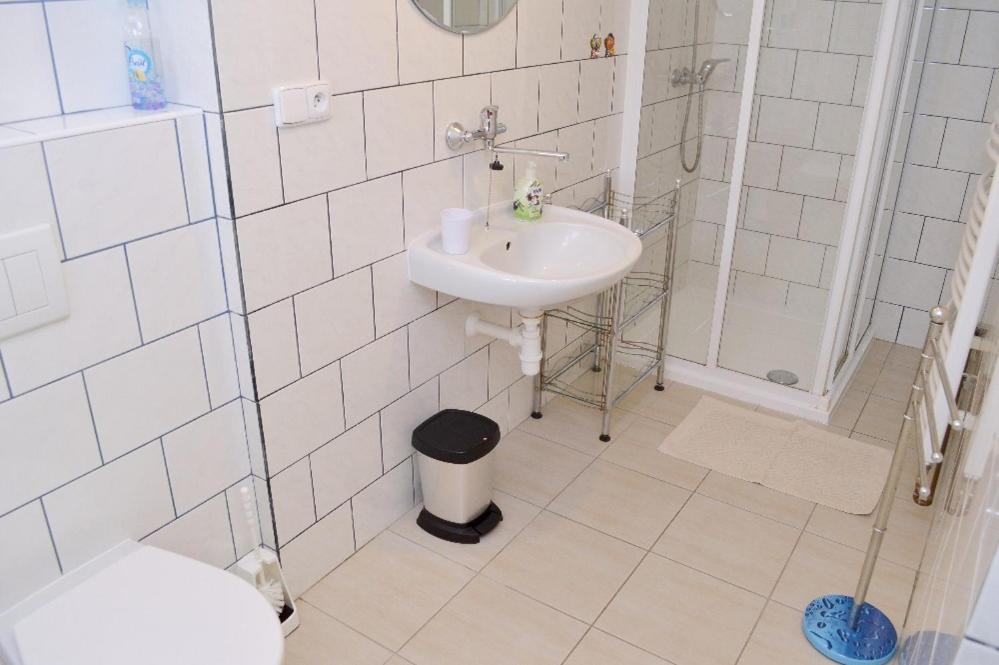 Koupelna v ubytování U Slunecne brany