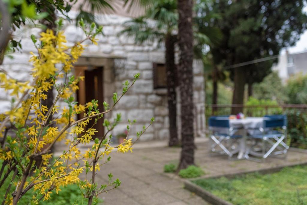 Vonkajšia záhrada v ubytovaní Apartment Urban garden