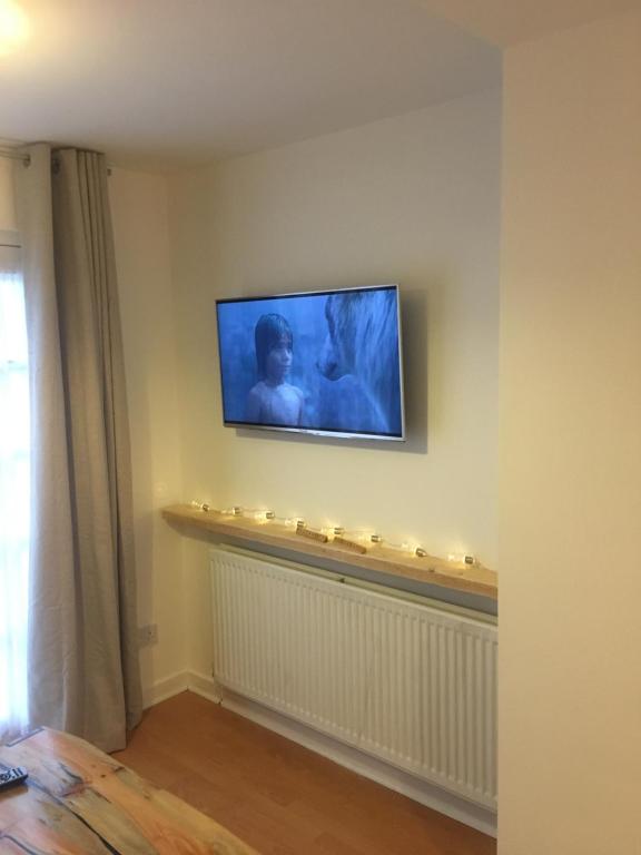 TV a/nebo společenská místnost v ubytování Beachside - North Berwick