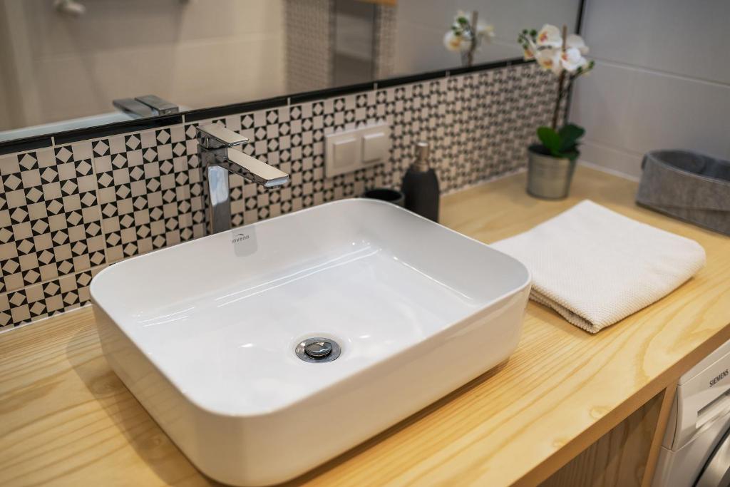 Kúpeľňa v ubytovaní P&O Serviced Apartments MORDOR