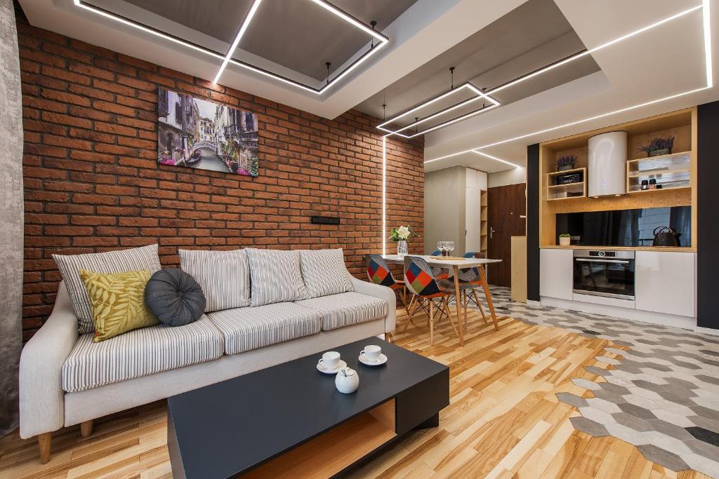 Kuchyňa alebo kuchynka v ubytovaní P&O Serviced Apartments MORDOR