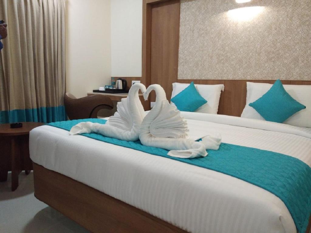 Postel nebo postele na pokoji v ubytování Hotel iStay