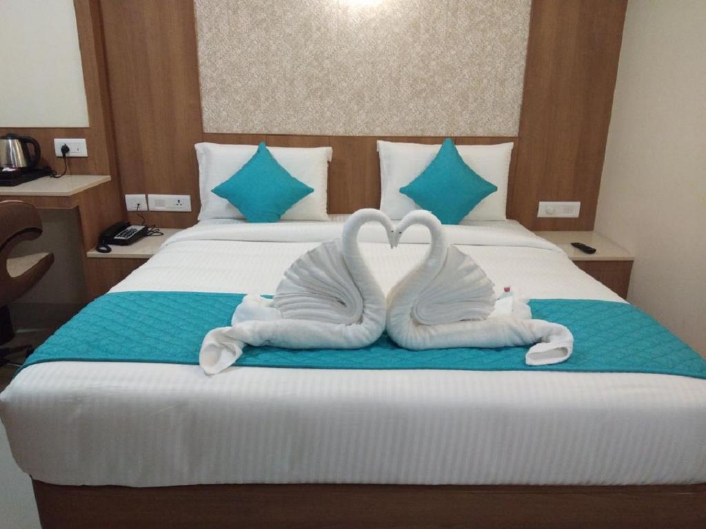 Postel nebo postele na pokoji v ubytování Hotel iStay
