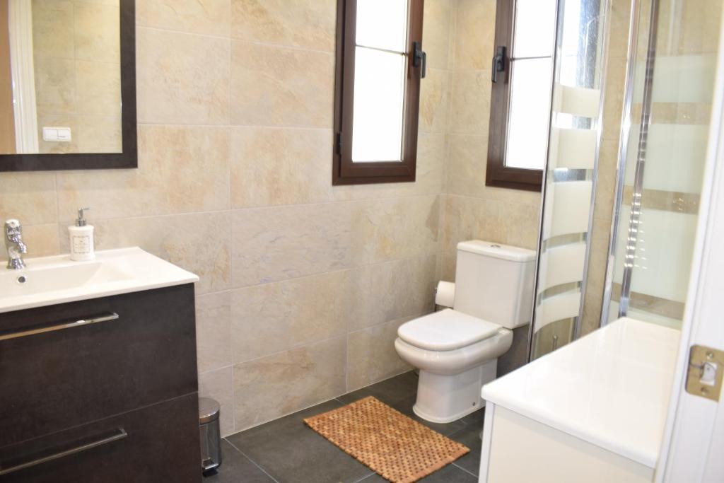 Koupelna v ubytování Penthouse Montaña