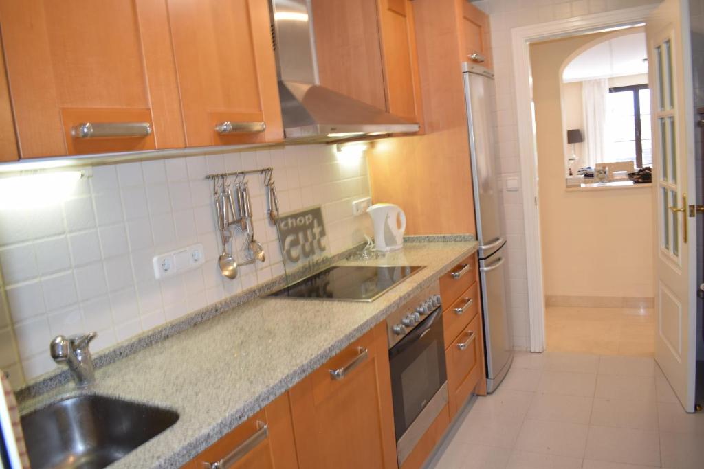 Kuchyň nebo kuchyňský kout v ubytování Penthouse Montaña