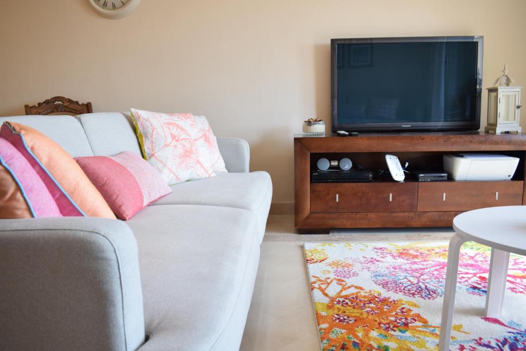 TV a/nebo společenská místnost v ubytování Penthouse Montaña