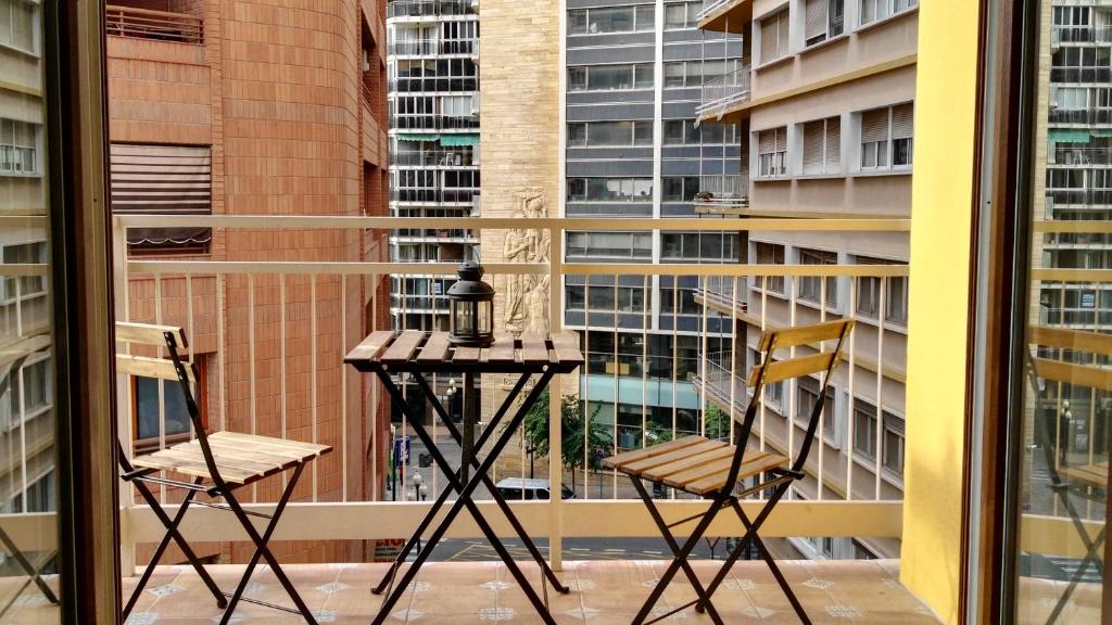 A balcony or terrace at Apartamento Rivera#2