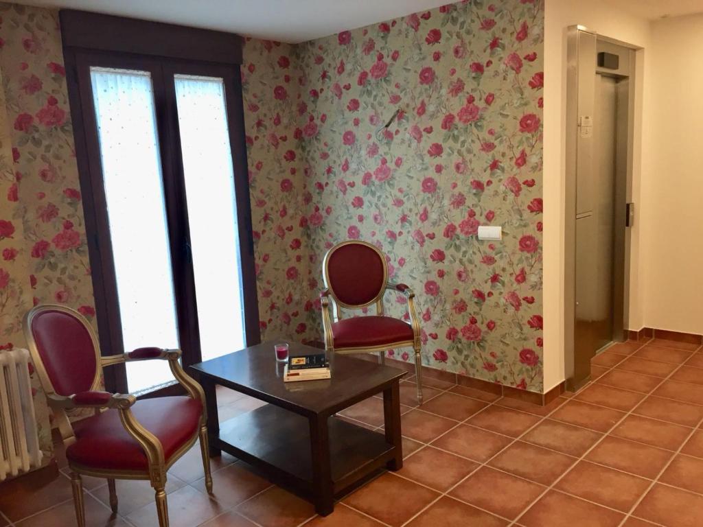 A seating area at Hotel Rural Nova Ruta