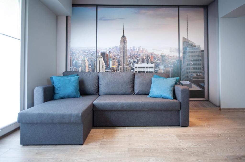 Posedenie v ubytovaní ORION Downtown Apartment by PinPoint