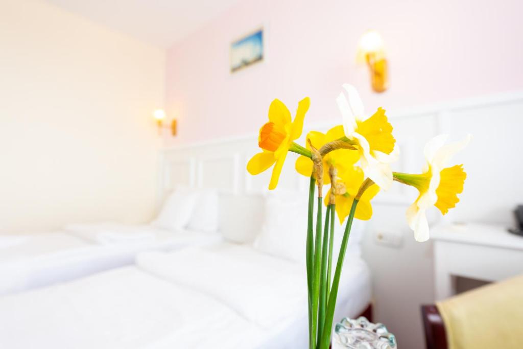 Postel nebo postele na pokoji v ubytování Hotel Parc