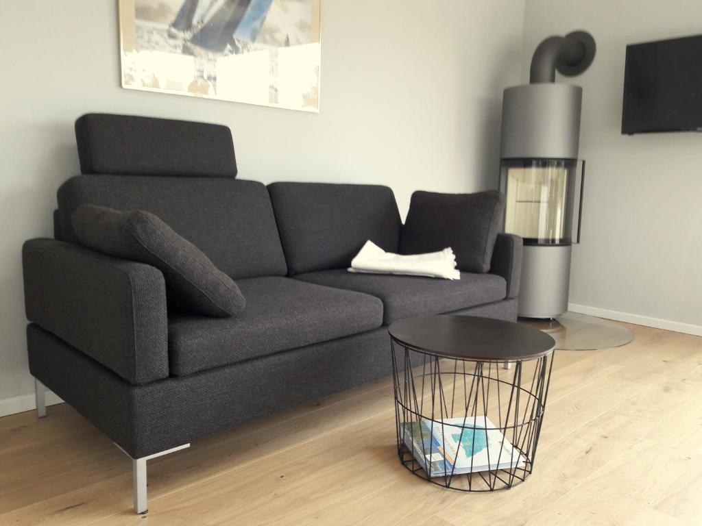 Posezení v ubytování Ferienhaus Brückenblick 12 a