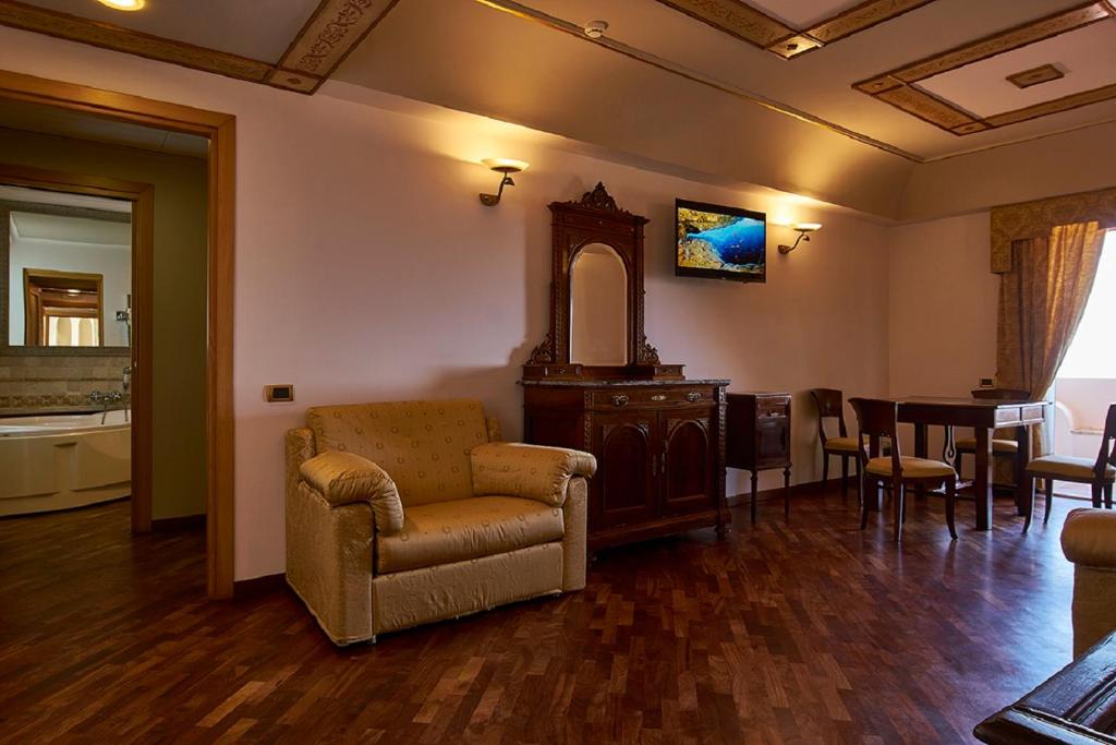 Posezení v ubytování Hotel Tritone Lipari