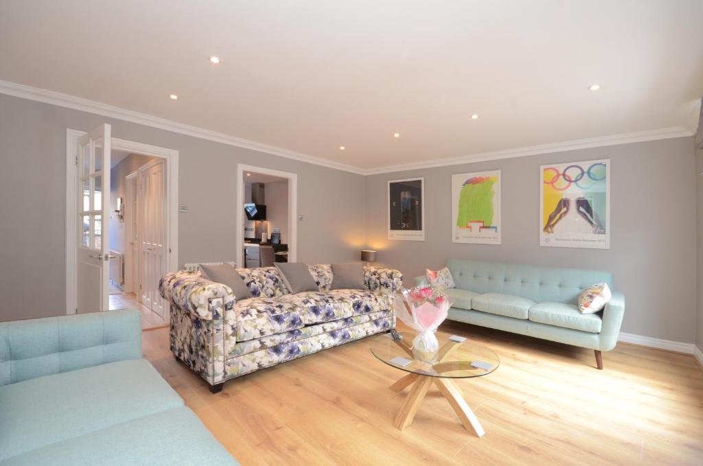 Χώρος καθιστικού στο Fossgate Luxury Duplex City Centre Apartment with Free Parking