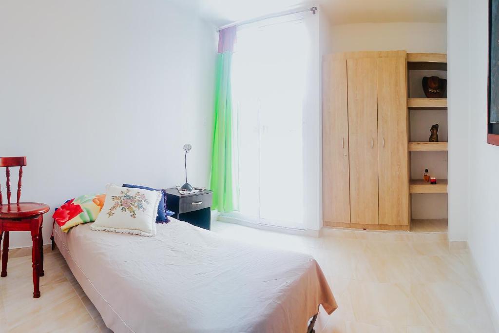 Postel nebo postele na pokoji v ubytování Bello Apartamento 2 alcobas y Parqueadero