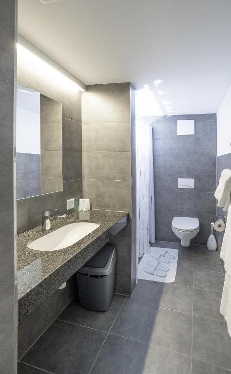 Koupelna v ubytování Aparthotel Bären
