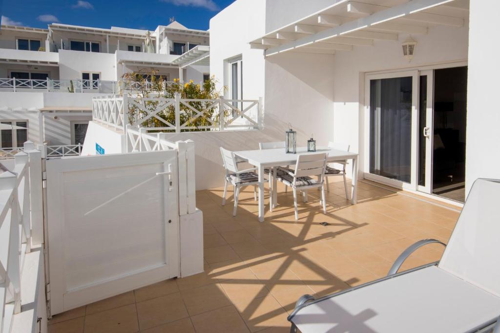 Balkón nebo terasa v ubytování Flower Beach Lanzarote