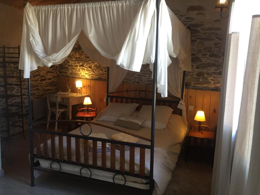 Maison d'Hôtes Hameau de Taur - ラージ ダブルルーム