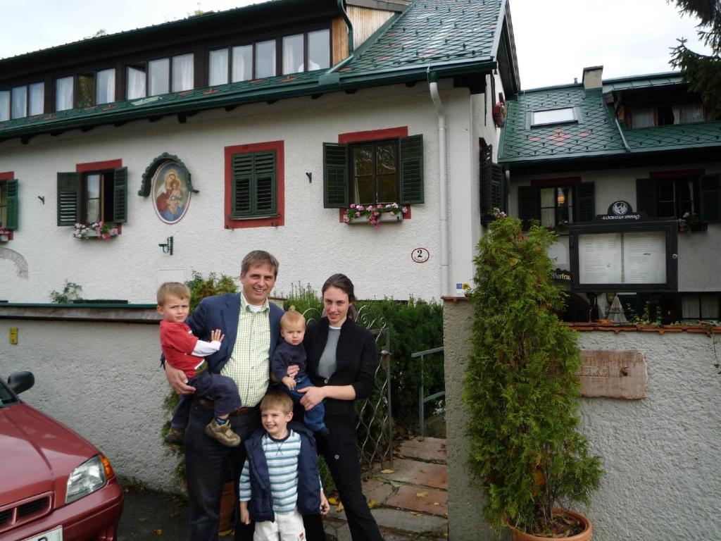 Rodina v ubytování Haus Wartenberg