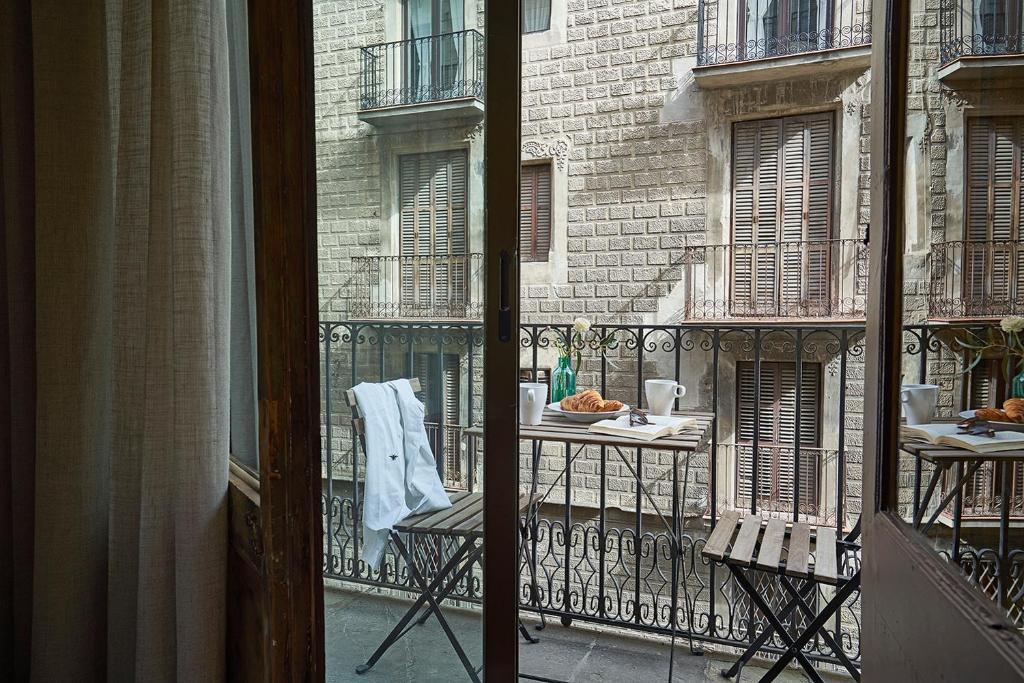 Balkón alebo terasa v ubytovaní AinB Gothic-Jaume I Apartments