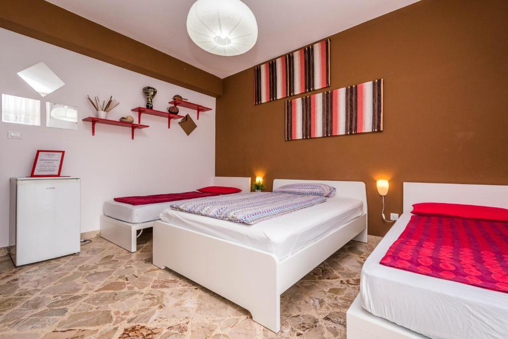 A bed or beds in a room at Il Muretto