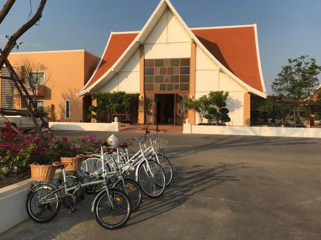Jízda na kole v ubytování Sabai Sabai Sukhothai - SHA PLUS nebo okolí