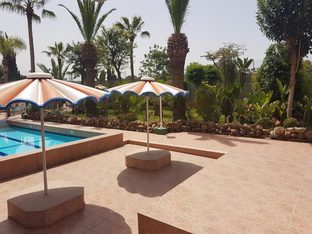 Bazén v ubytování Residence Yasmina Agadir nebo v jeho okolí