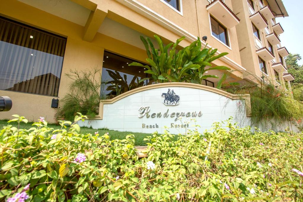 Zahrada ubytování Rendezvous Beach Resort Panjim