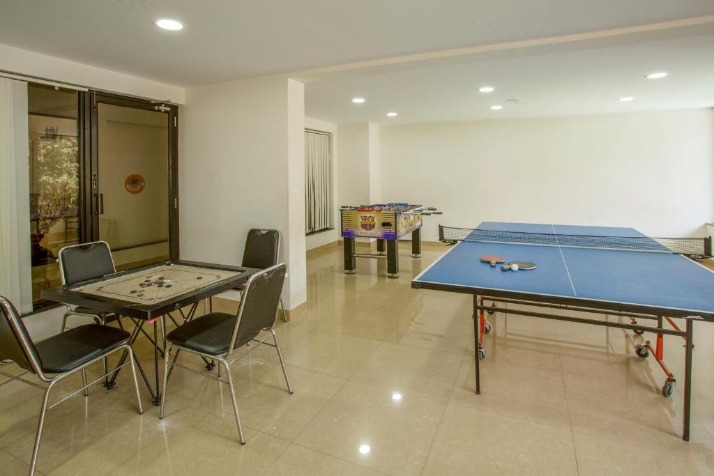 Herní místnost v ubytování Rendezvous Beach Resort Panjim