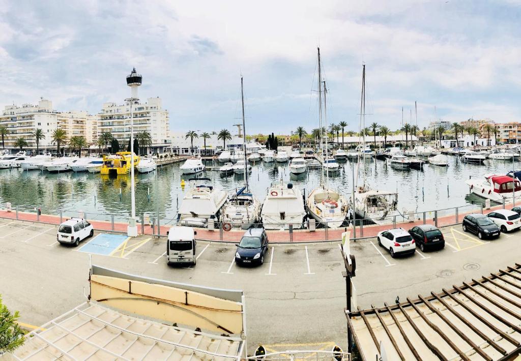 a marina with lots of boats in the water at NAUTICA 2 E in Empuriabrava