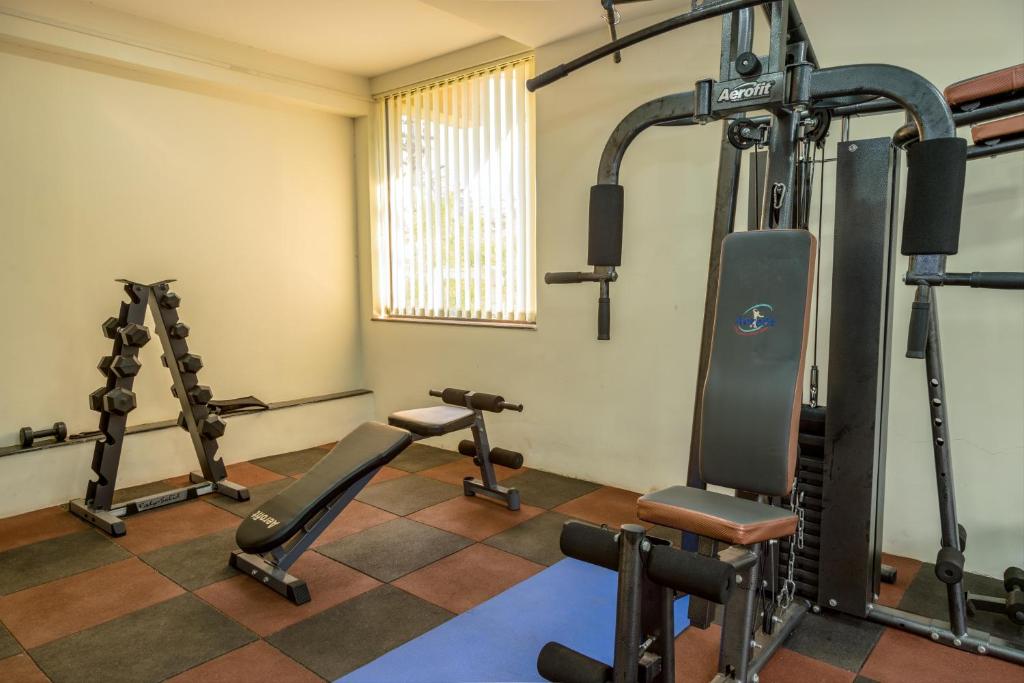 Fitness centrum a/nebo fitness zařízení v ubytování Rendezvous Beach Resort Panjim
