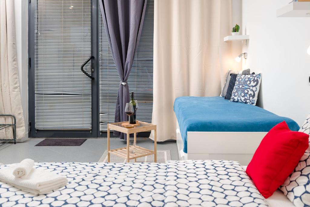 Postel nebo postele na pokoji v ubytování Studio apartment Sesula