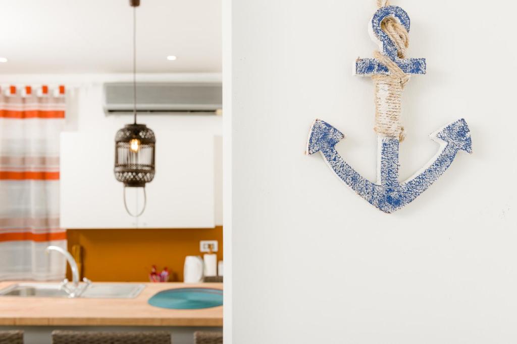Kuchyň nebo kuchyňský kout v ubytování Studio apartment Sesula