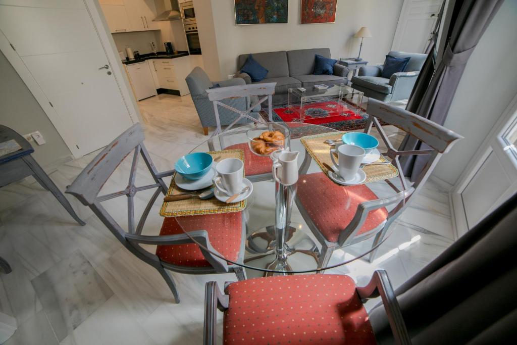 Posedenie v ubytovaní Apartamento Itaca