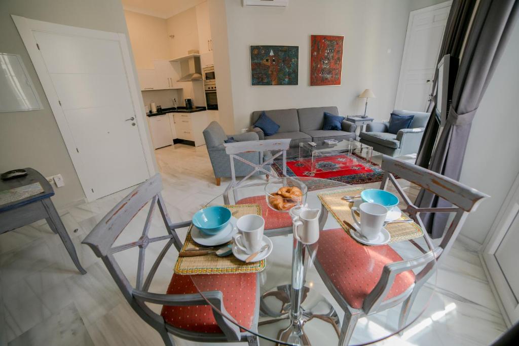 Posedenie v ubytovaní Apartamento Itaca