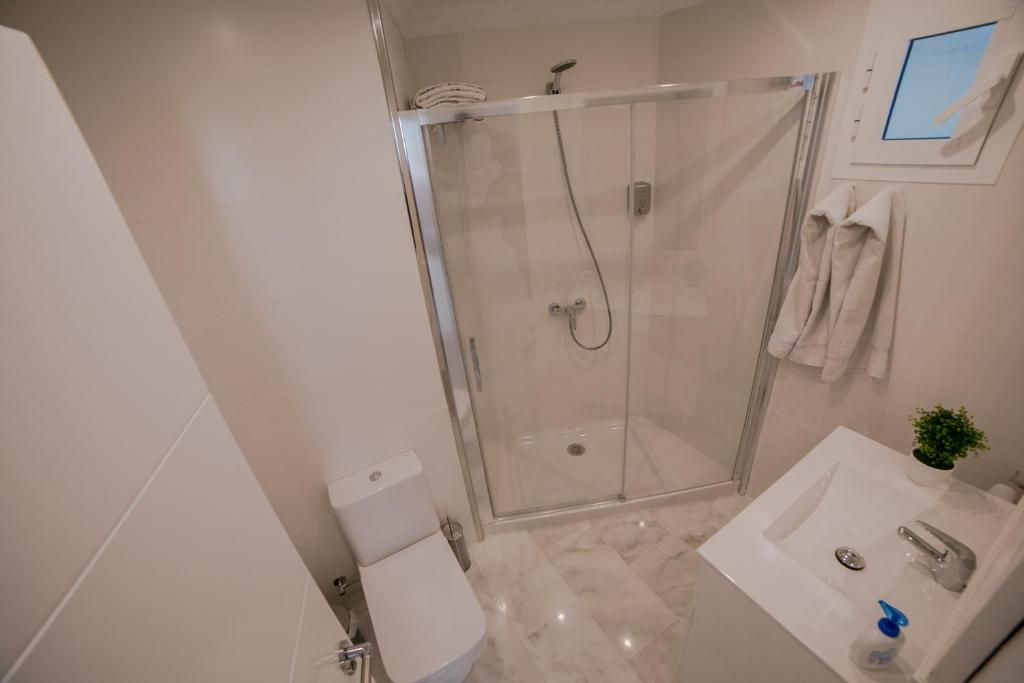 Kúpeľňa v ubytovaní Apartamento Itaca