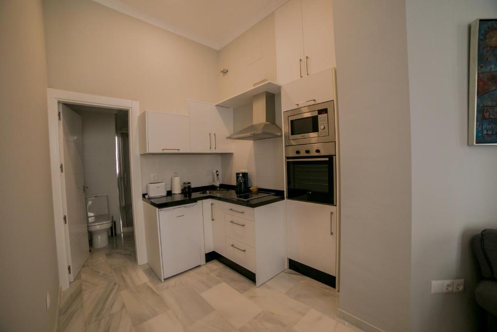 Kuchyňa alebo kuchynka v ubytovaní Apartamento Itaca