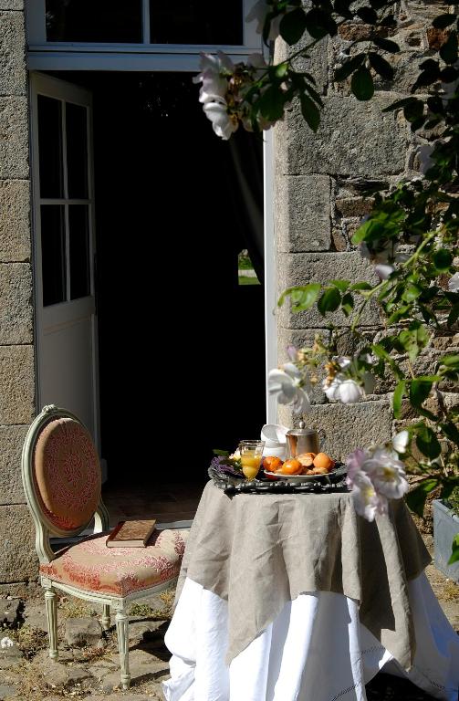 Posezení v ubytování Manoir de la Villeneuve