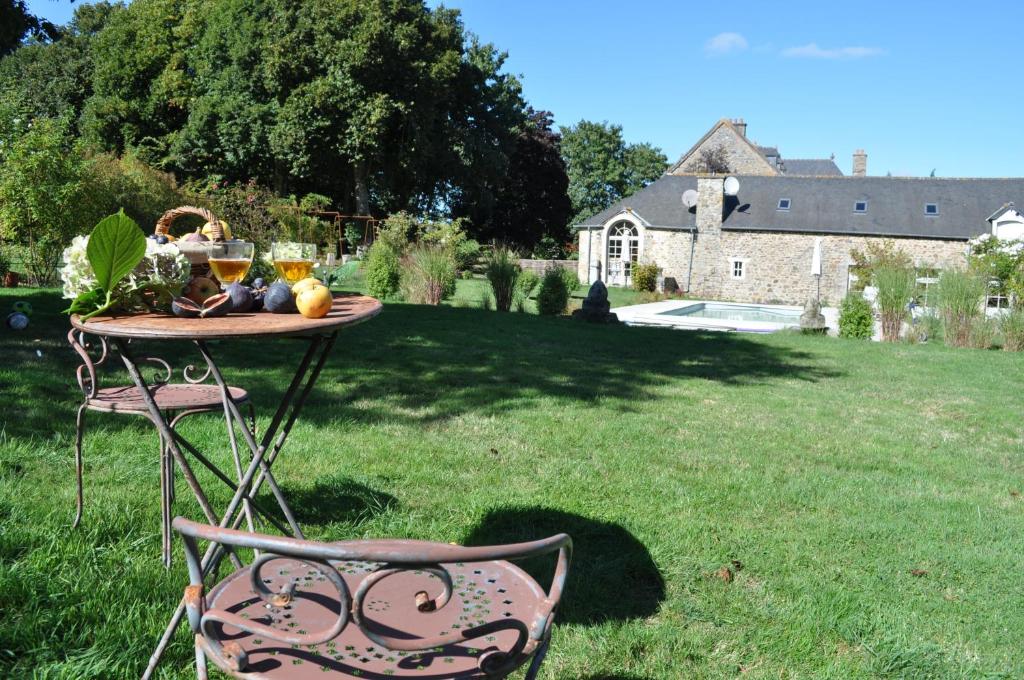 Zahrada ubytování Manoir de la Villeneuve