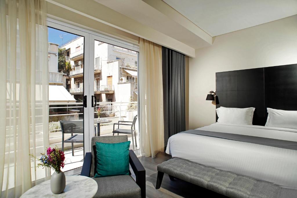 Posteľ alebo postele v izbe v ubytovaní Hotel Lozenge