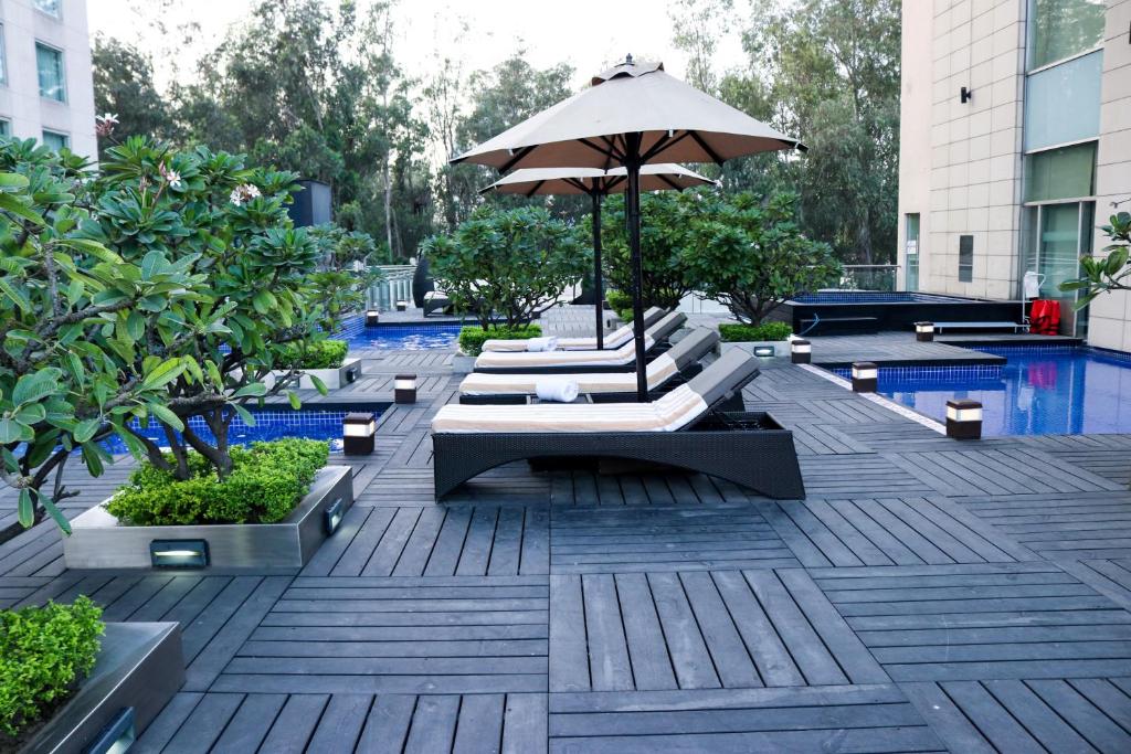 Zahrada ubytování Radisson Blu Hotel, Greater Noida