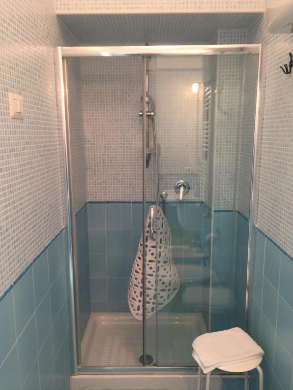 Koupelna v ubytování Albergo Oasi