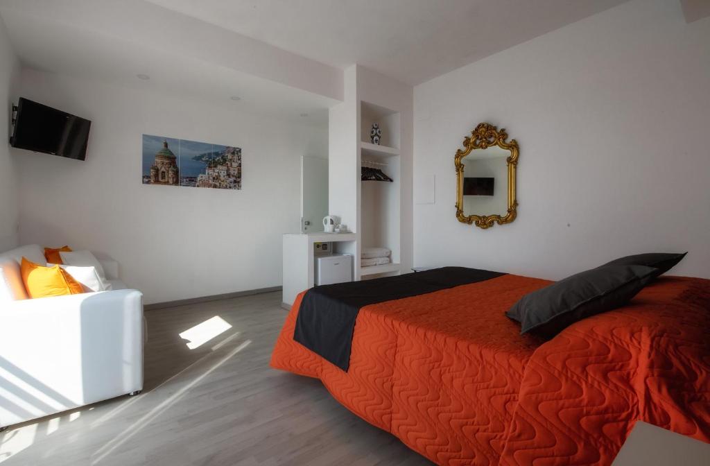 TV a/nebo společenská místnost v ubytování Sunset rooms