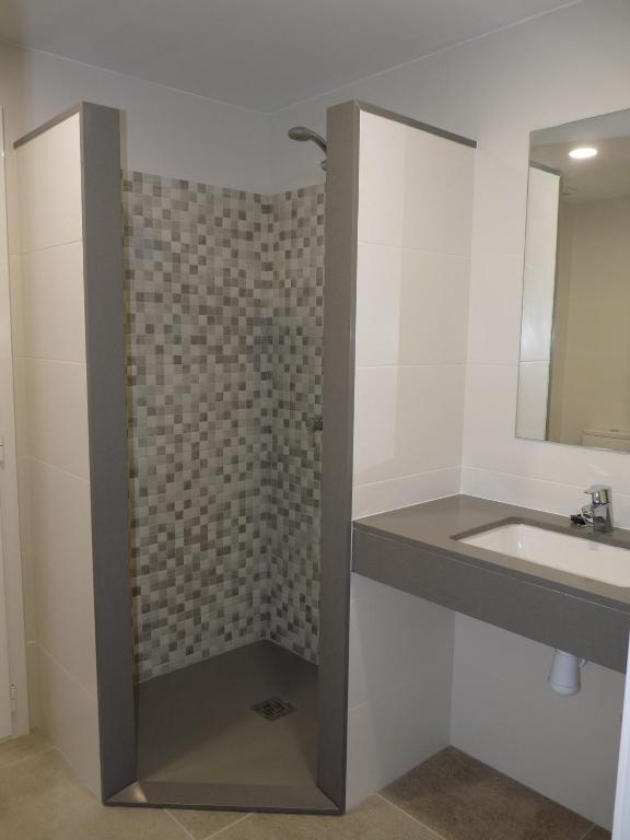 Koupelna v ubytování Apartaments Tropic