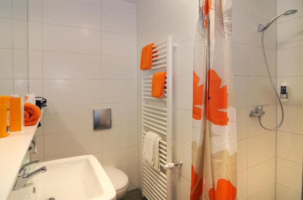 Koupelna v ubytování Gasthof-Hotel Maintal