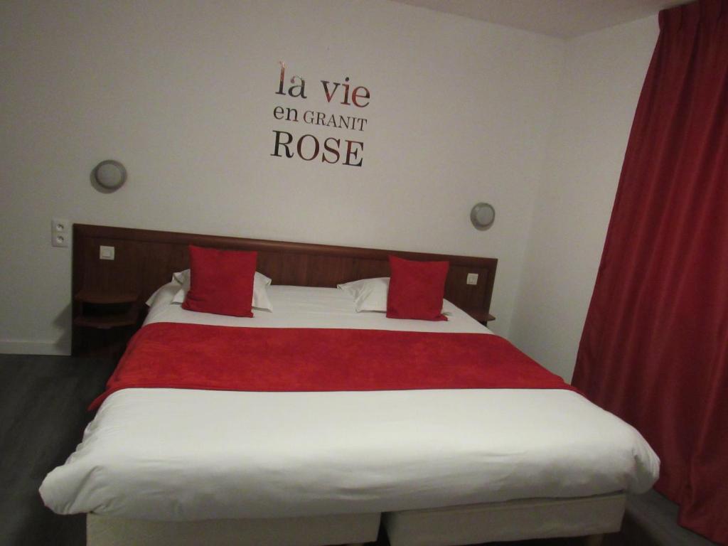 Postel nebo postele na pokoji v ubytování Citotel Les Sternes