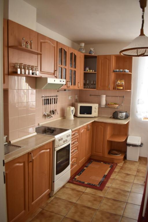Kuchyň nebo kuchyňský kout v ubytování Holiday Home Liptovský Peter