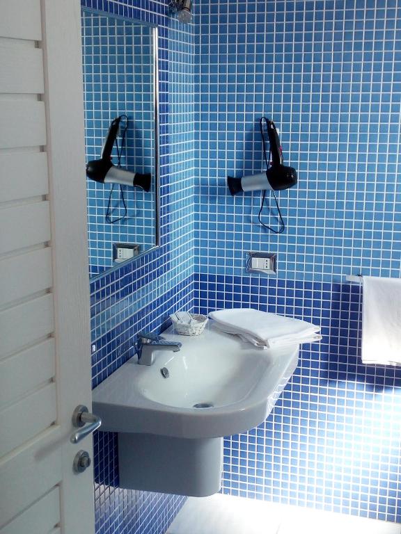 Koupelna v ubytování B&B Conca del Faro