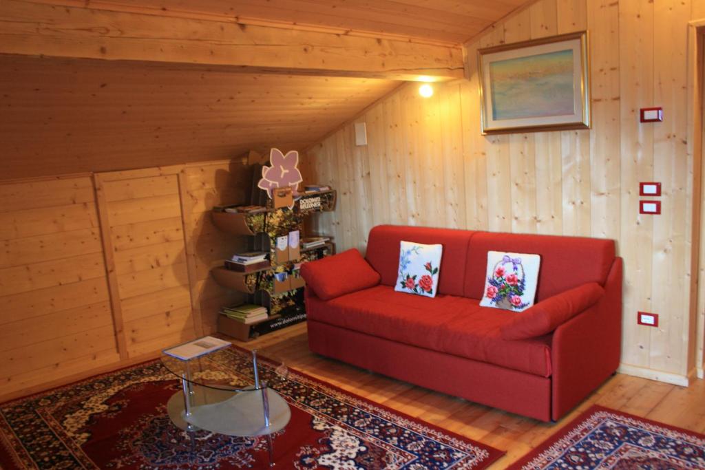 Posezení v ubytování Albergo Diffuso Faller