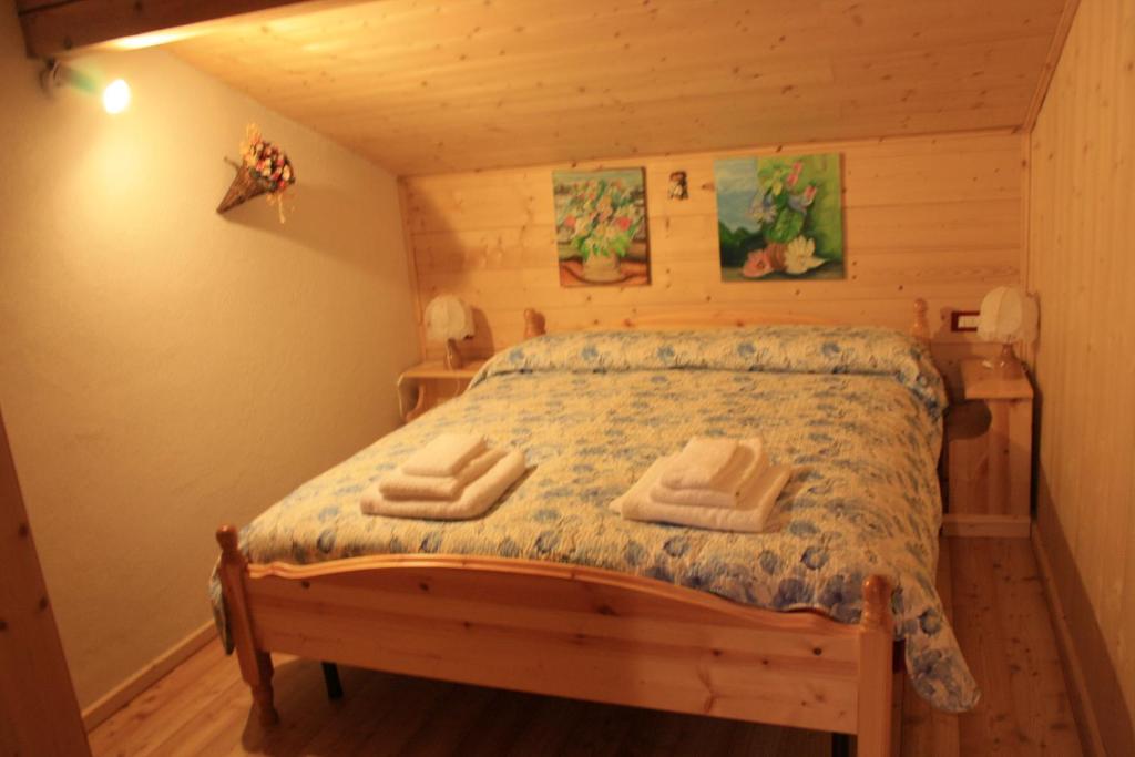 Postel nebo postele na pokoji v ubytování Albergo Diffuso Faller