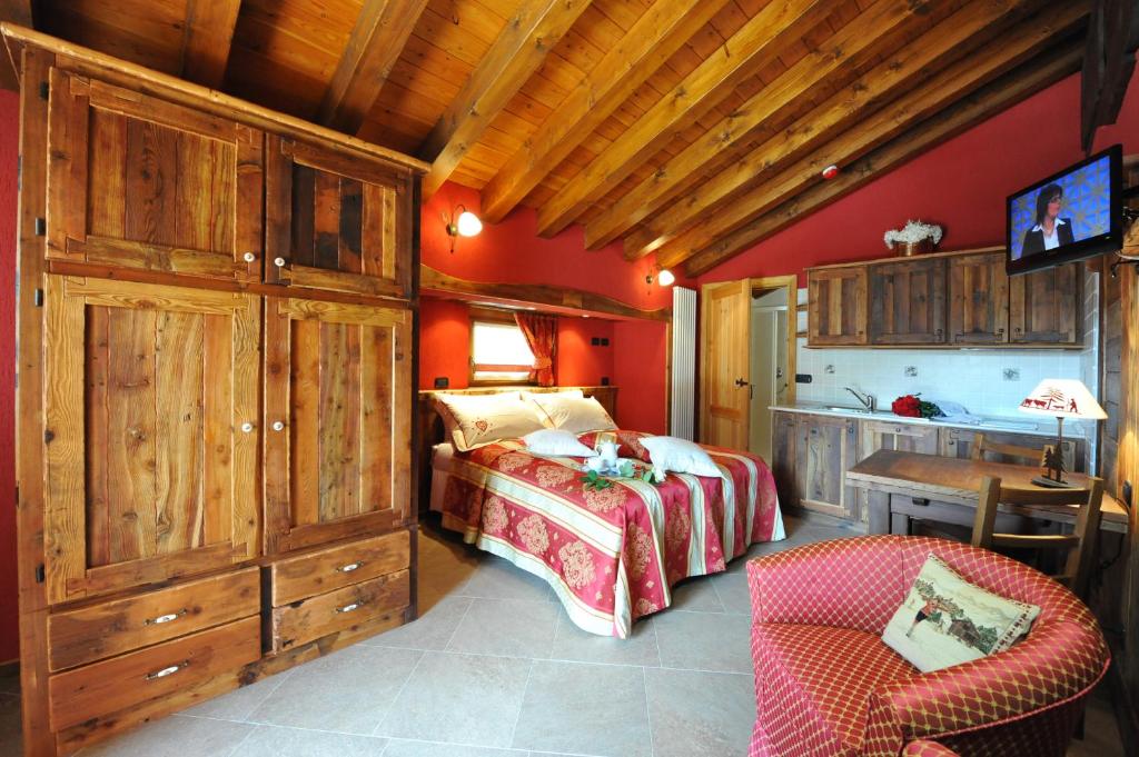 Postel nebo postele na pokoji v ubytování Gresil Residence